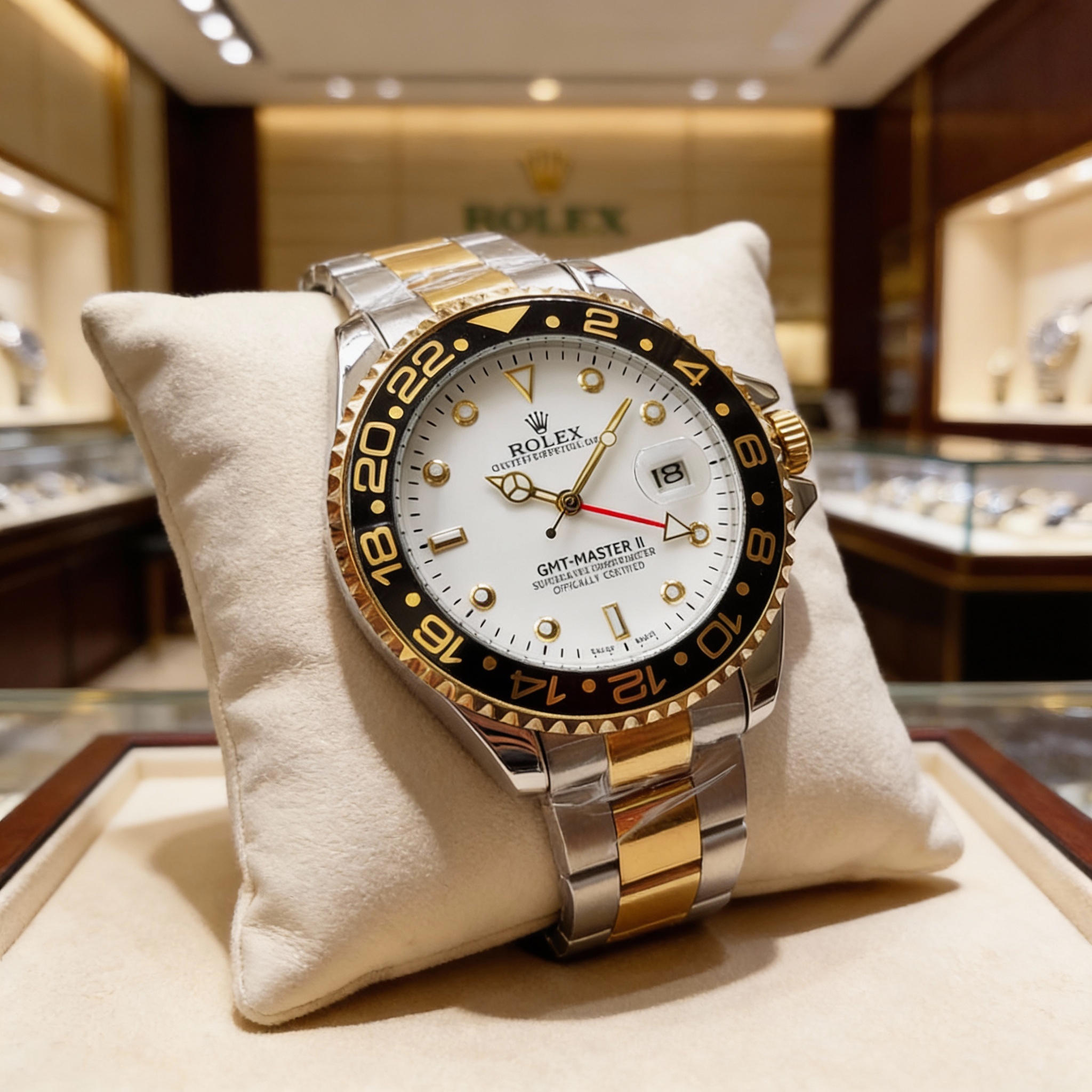 Mens GMT-Master II Style Classic Luxury Watch