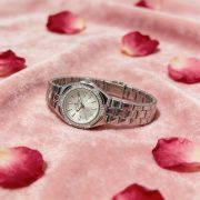 Ladies Luxury Style Watch With Diamante Bezel