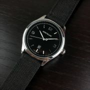 Mens Classic Sunburst Dial Style Stainless Steel Watch