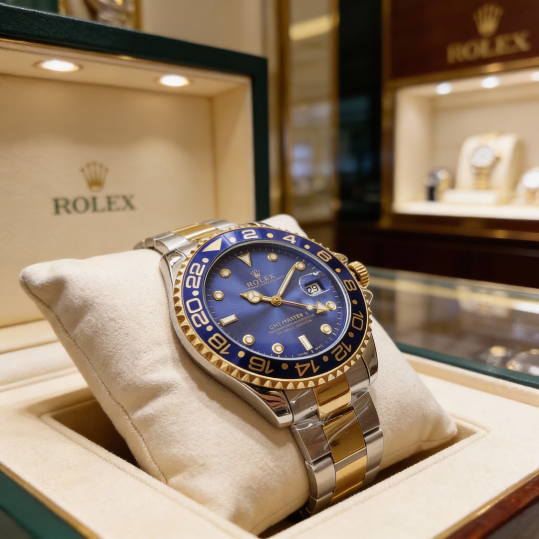 Mens GMT-Master II Style Classic Luxury Watch