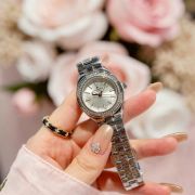 Ladies Luxury Style Watch With Diamante Bezel