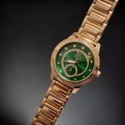 Ladies Gold And Diamante Accent Constellation Style Luxury Watch