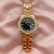 Ladies Luxury Style Watch With Diamante Bezel
