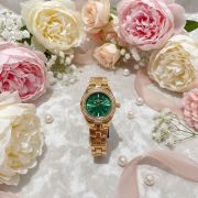Ladies Luxury Style Watch With Diamante Bezel