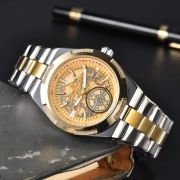 Mens Stainless Steel Skeleton Automatic Style Watch